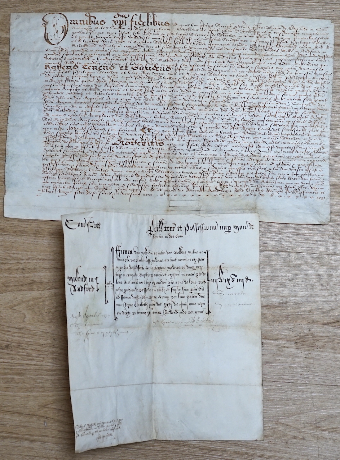 Two 16th century documents